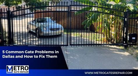 Automatic Gate Repair Fort Worth - Recognizing Common Problems