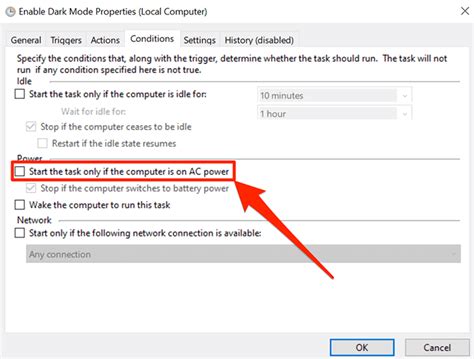 Automatically Deactivate Dark Mode on Windows 10 Using Task Scheduler