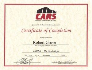 Automotive Mechanics Certificate Online Program