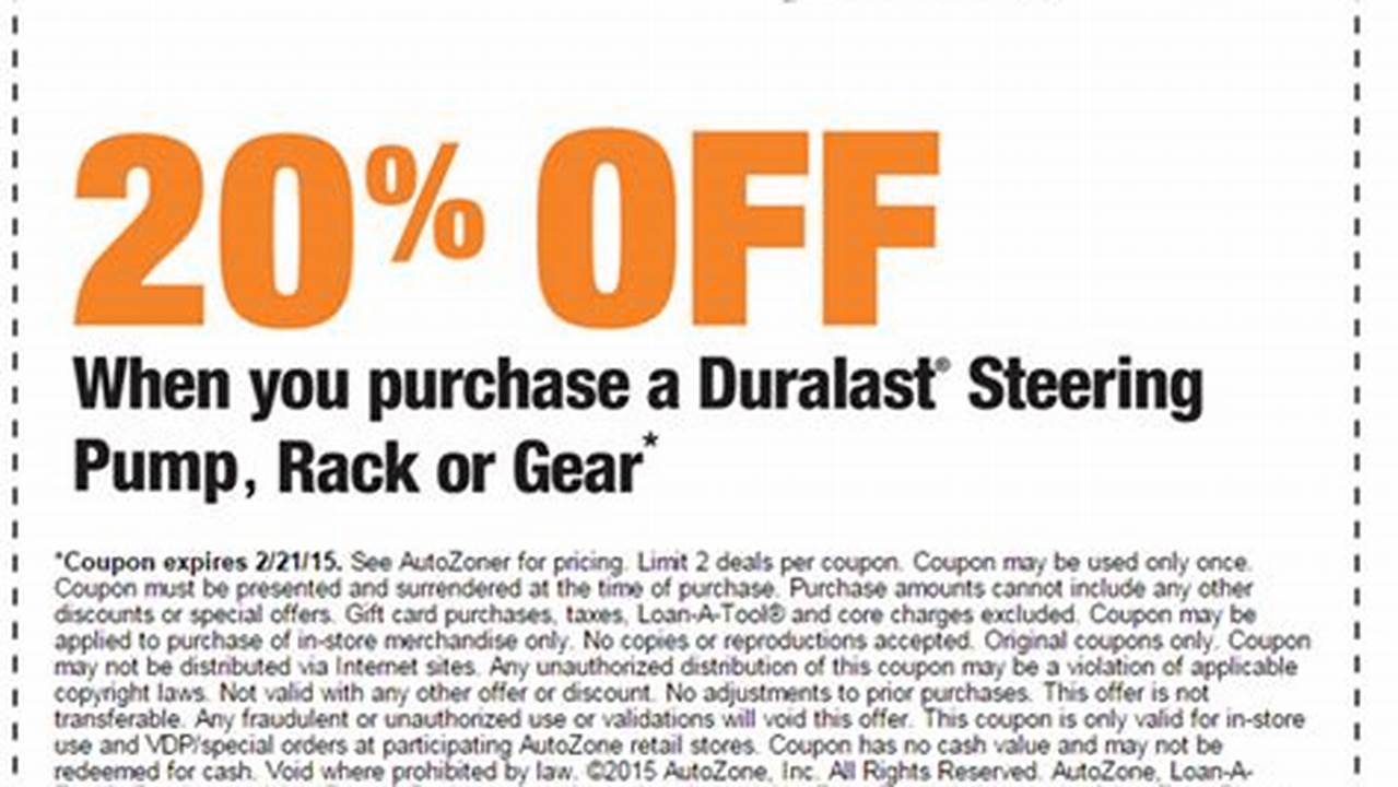 Autozone Coupon Code 2024 July