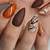 Autumn Elegance Handcrafted: Flaunt Beautiful Burnt Orange Nail Inspirations