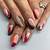 Autumn Perfection: Almond Nails in Rich Tones and Intricate Nail Art