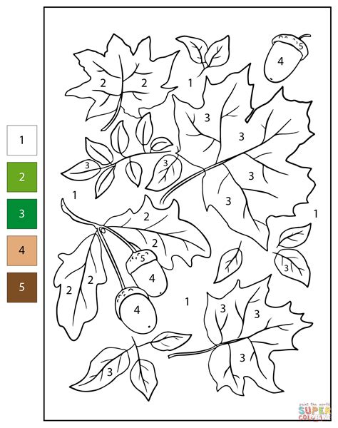 Autumn Color By Number