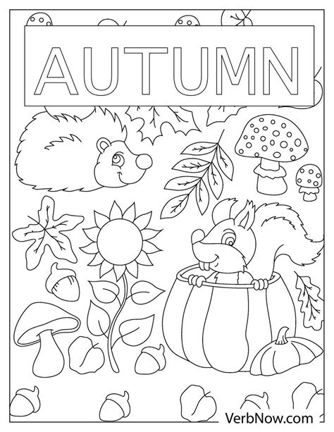 Autumn Coloring Pages Pdf