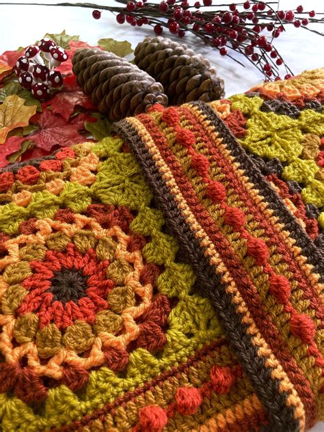 Autumn Crochet Blanket