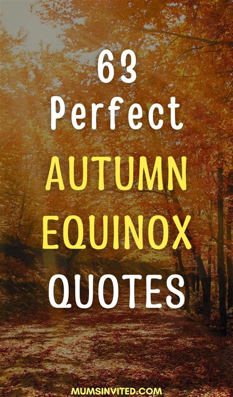 Autumn Equinox Quotes