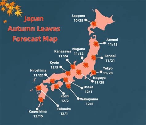 Autumn in Japan The Foliage Forecast and The Best Spots by City