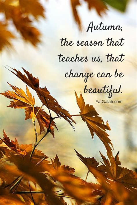 Autumn Quotes Change