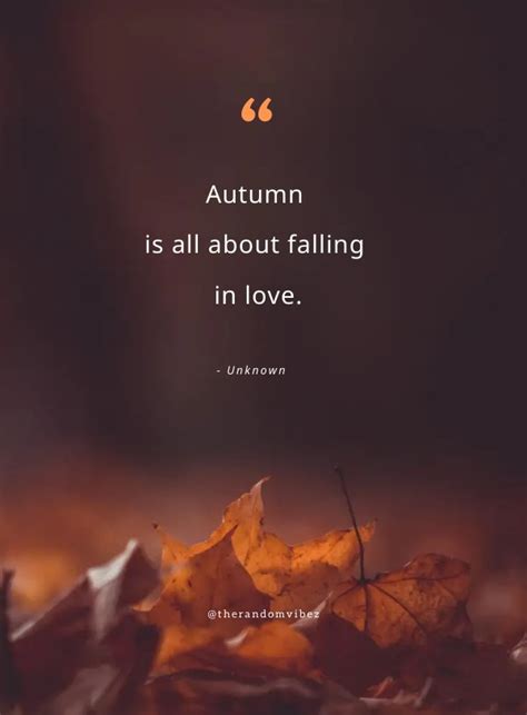Autumn Relationship Quotes