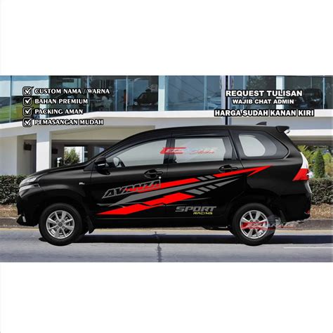 Avanza Cutting Sticker