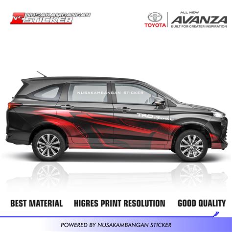 Avanza Modifikasi Stiker