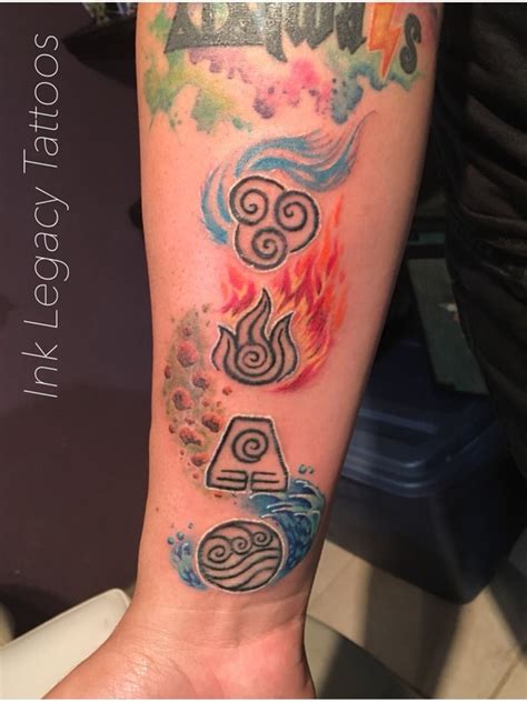 Avatar Elements Tattoo