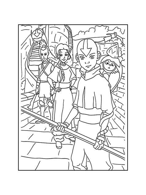 Avatar The Last Airbender Color Pages