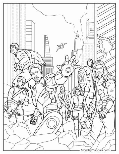 Avengers Color Pages