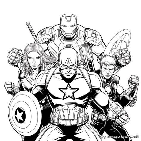 Avengers Coloring Pages Free