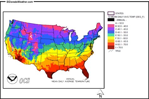 United States YearlyMonthly Mean Daily Maximum Temperatures