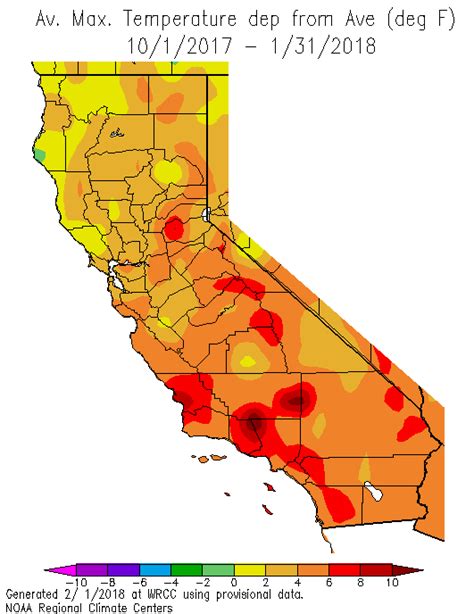 California Temperatures on the Rise Image of the Day