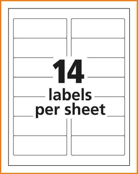 Avery 5162 Labels Template