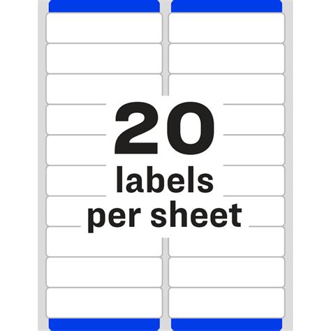 Avery 5161 Label Template