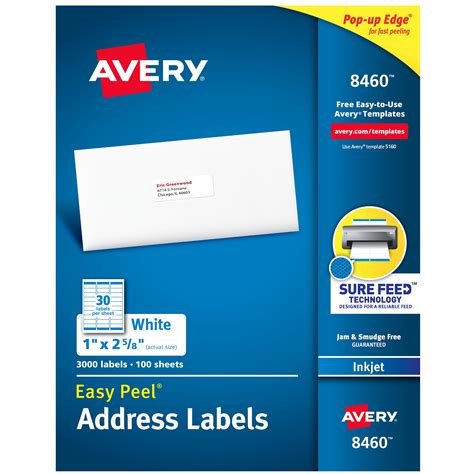Avery 8460 Template - Printable Templates