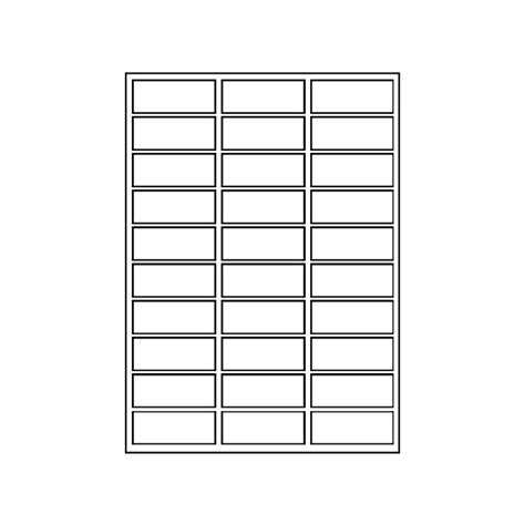 Avery Address Label Template 5160 For Mac