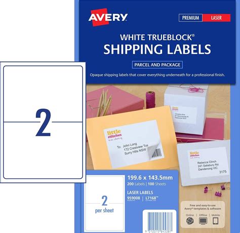 Avery Half Sheet Labels Template