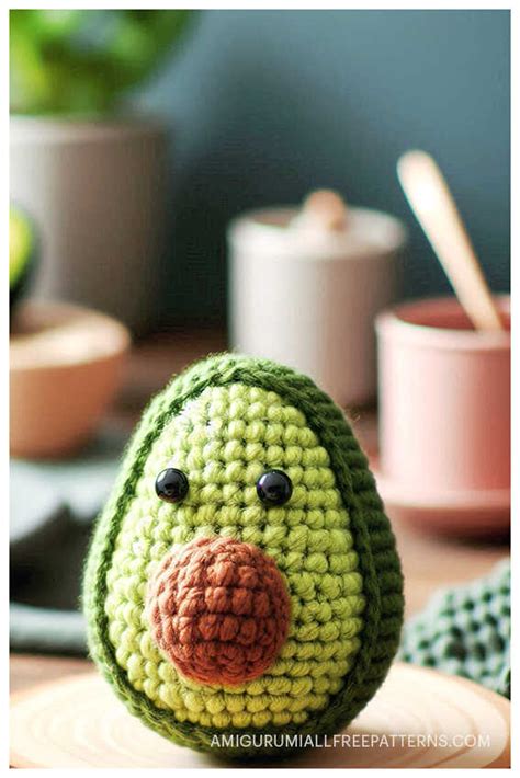 Avocado Crochet Free Pattern