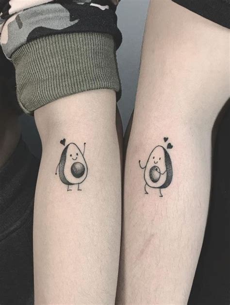 Avocado Tattoo Couple