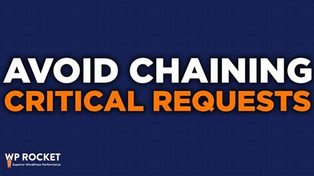 Avoid Chaining Or Tying, Articles