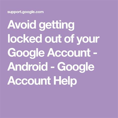 Avoid Getting Locked Out Of Your Account
