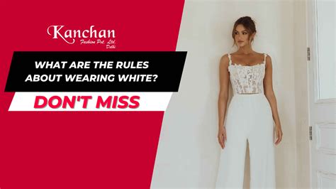 Avoid Wearing White (The Cardinal Rule)