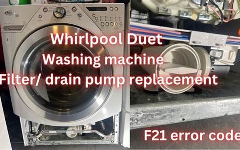 Avoiding F21 On Whirlpool Duet