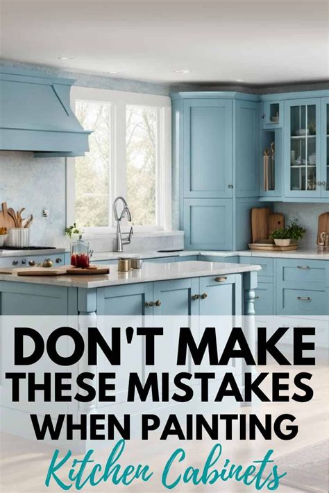 Avoiding Common Mistakes When You Paint Over Kitchen Cabinets