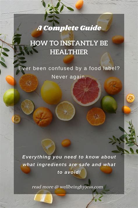 Avoiding Harmful Ingredients