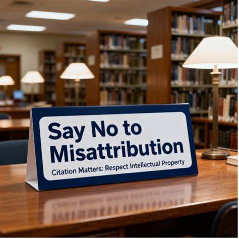 Avoiding Misattribution