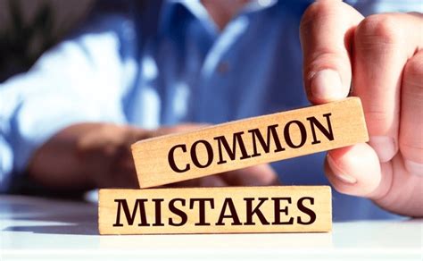 Avoiding Mistakes and Common Misconceptions