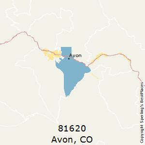 Avon, Colorado (CO) Zip Code Map Locations, Demographics list of