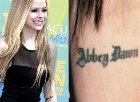 Tattoo Designs Avril Lavigne Tattoos Tattoos Of Avril