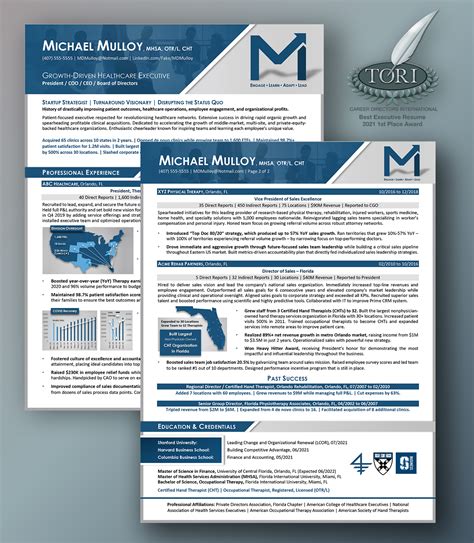 Award Winning Resumes