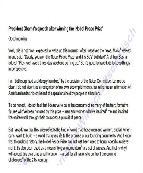 Award Winning Speech In English