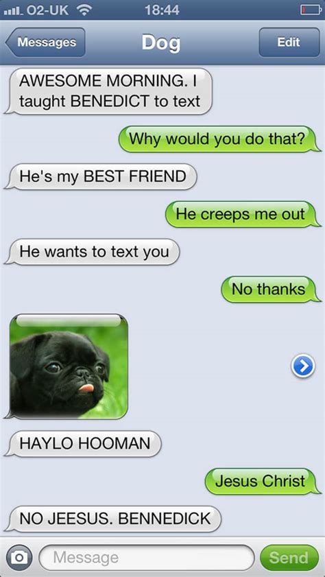 Awesome Texts With Dog