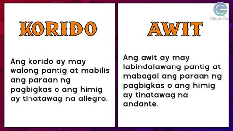Awit At Korido: Kwentong Tahanan, Kabayanihan | Halimbawa Para sa Iyo!
