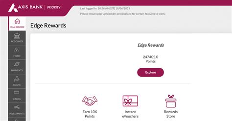 Axis Bank Edge Rewards Catalogue