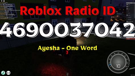 Ayesha - One Word Roblox ID