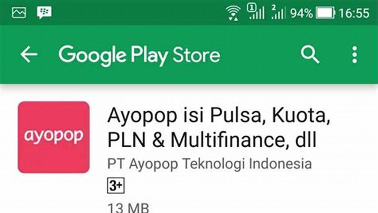 Ayopop di Google Play