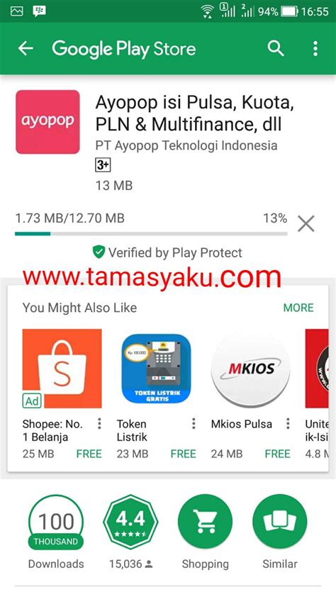 Ayopop dan Google Play