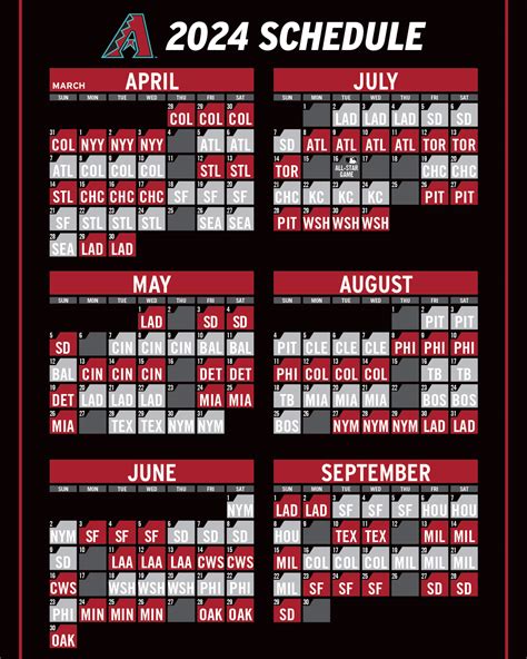 Your first look at the 2019 Dbacks schedule. View it in its entirety