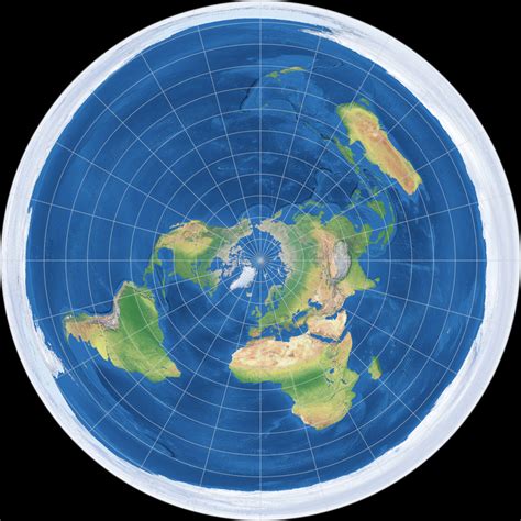 License Info Azimuthal Equidistant Projection (polar aspect)