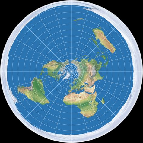 License Info Azimuthal Equidistant Projection (polar aspect)