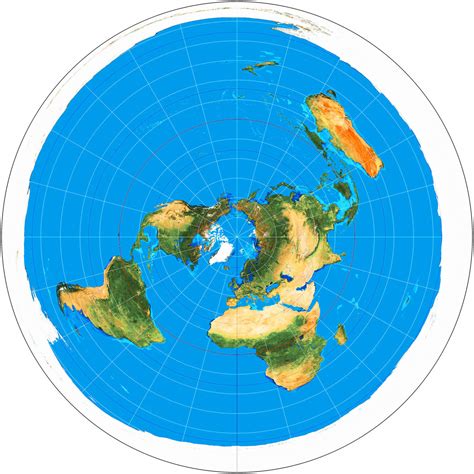 Azimuthal Equidistant Weather Map